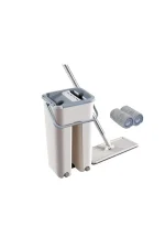Set găleată cu storcător & mop – 2 cuve, fără atingere