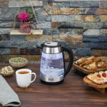 Fierbător Zilan ZLN‑3963 1.7L, 2200W, sticlă LED - imagine 6