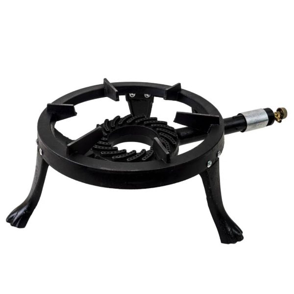 Arzător rotund tip pirostrie din fontă, diametru 33 cm