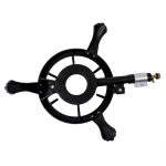 Arzător rotund tip pirostrie din fontă, diametru 33 cm - imagine 5