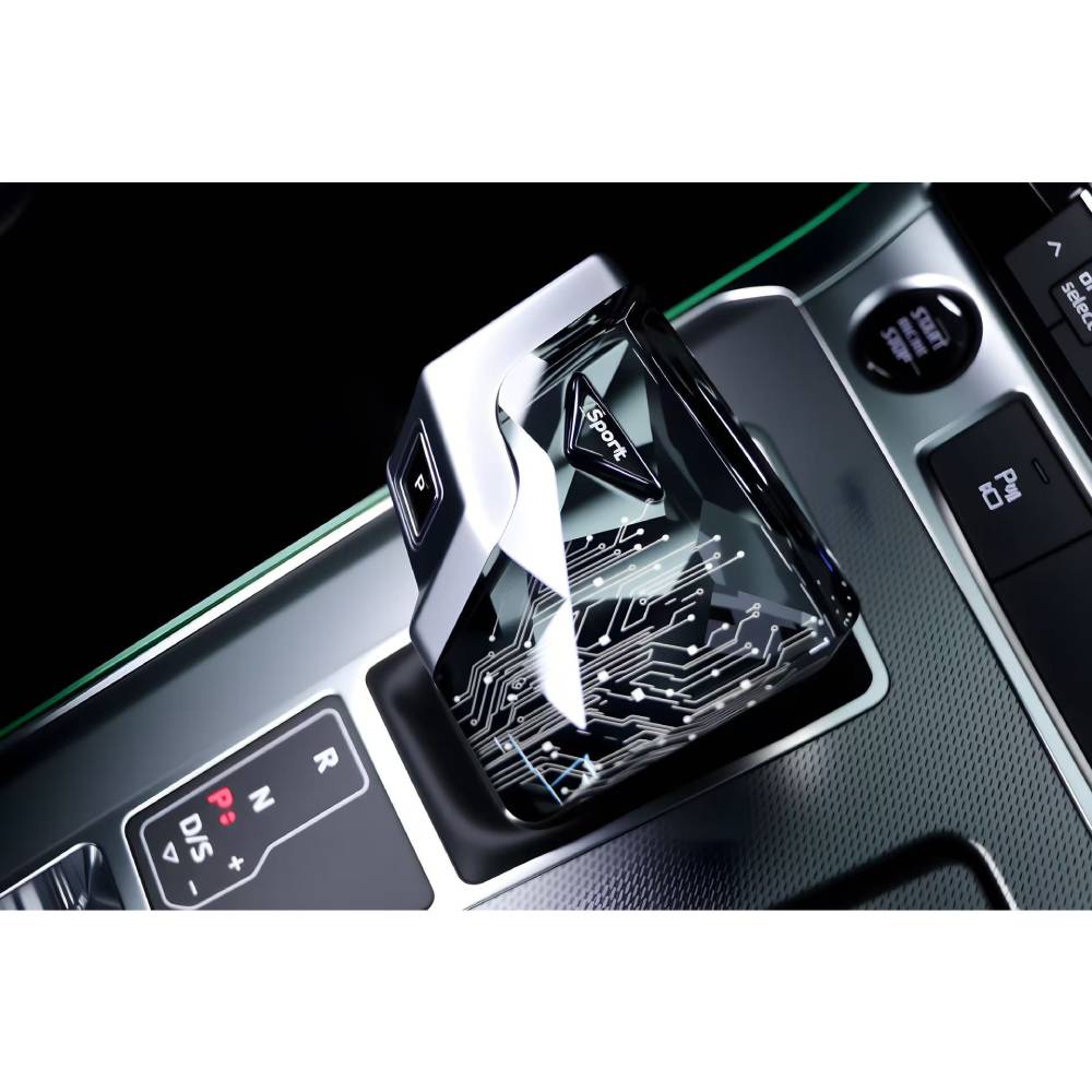 Proiect nou (8) Cap schimbător viteze tip cristal cu lumină ambientală LED - imagine 1