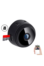 Mini cameră WiFi A9 – Full HD 1080p, Night Vision & Slot micro-SD