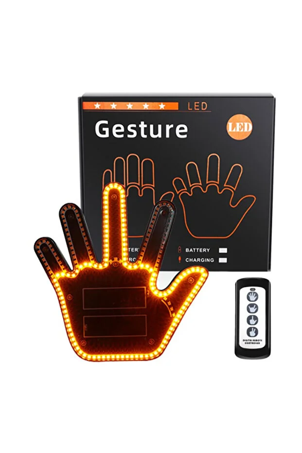 imagine_2025-11-26_171124473 Semn LED auto cu telecomandă – 4 moduri lumină - imagine 1